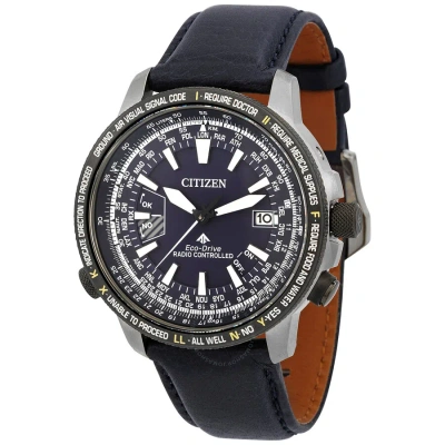 Citizen Promaster Perpetual World Time Blue Dial Men's Watch Cb0204-14l