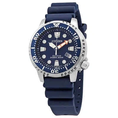 Pre-owned Citizen Promaster Professional Diver 200 Meters Eco-drive Men's Watch Bn0151-09l