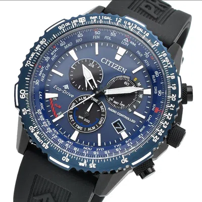 Pre-owned Citizen Promaster Sapphire Radio Controlled Air Blue Dial Eco-drive Cb5006-02l