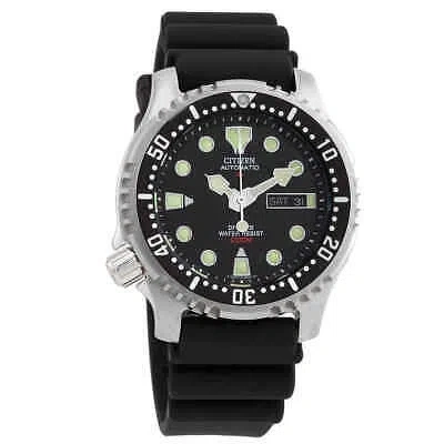 Pre-owned Citizen Promaster Sea Automatic Black Dial Men's Watch Ny0040-09e