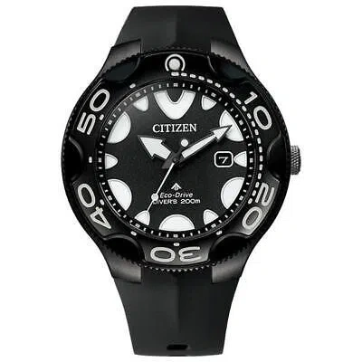 Pre-owned Citizen Promaster Sea Collection Bn0235-01e Black Orca Men's Watch In Box