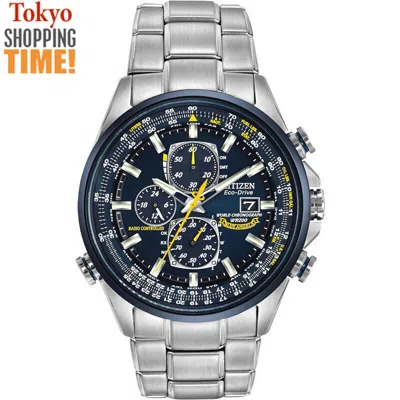 Pre-owned Citizen Promaster Sky At8020-54l Blue Angels Eco-drive Solar Atomic Men Watch