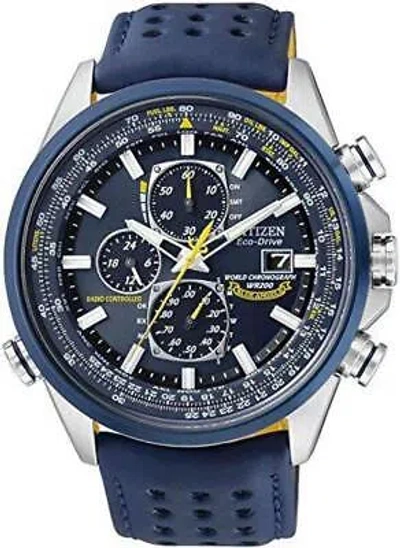 Pre-owned Citizen Promaster Sky Blue Angels At8020-03l Eco-drive Solar Atomic Men Watch