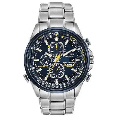 Pre-owned Citizen Promaster Sky Blue Angels At8020-54l Eco-drive Solar Atomic Men Watch