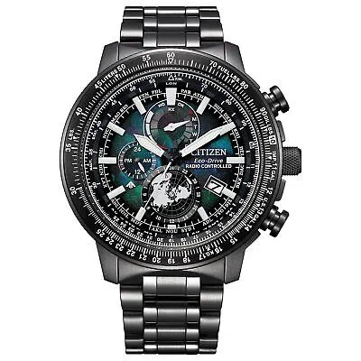 Pre-owned Citizen Promaster Sky By3005-56e Layers Of Time Limited Radio Solar Watch 46mm