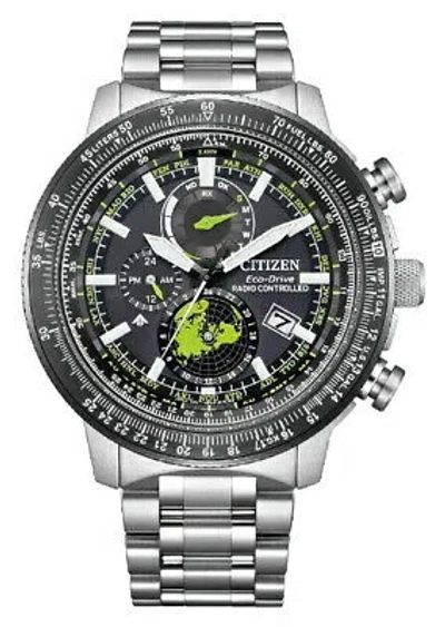 Pre-owned Citizen Promaster Sky By3006-53e Black Geo Trekker Direct Men's Watch In Box