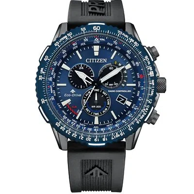 Pre-owned Citizen Promaster Sky Cb5006-02l Sporty Eco-drive Radio Direct Flight Men Watch