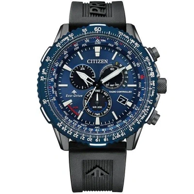 Pre-owned Citizen -new- Promaster Sky Cb5006-02l Sporty Eco-drive Radio Direct Flight Men