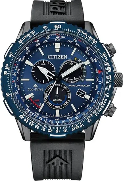 Pre-owned Citizen Promaster Sky Cb5006-02l Sporty Radio Eco-drive Direct Flight Watch Men