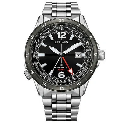 Pre-owned Citizen Promaster Sky Nb6046-59e Black Sapphire Automatic Men's Watch In Box