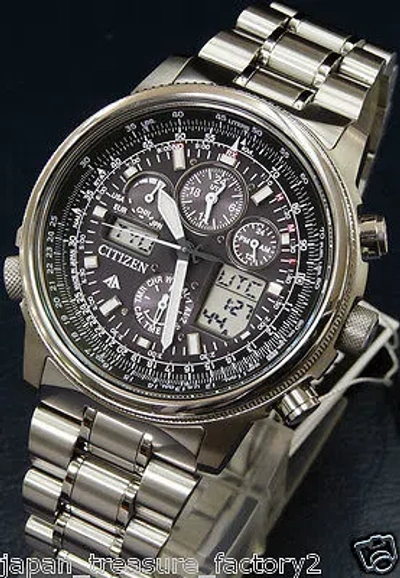 Pre-owned Citizen Promaster Sky Pmv65-2271 Eco-drive Solar Import From Japan