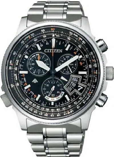 Pre-owned Citizen Promaster Sky Series Direct Flight By0084-57e Eco-drive Radio Men's