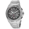 Citizen Promaster Skyhawk A-t Chronograph Black Dial Stainless Steel Men's Watch Y8120-58e In Metallic