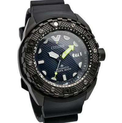 Pre-owned Citizen Promaster Super Titanium Nb6005-05l Automatic Sapphire Dark Blue Watch