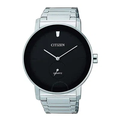 Citizen Quartz Black Dial Men's Watch Be9180-52e In Gray