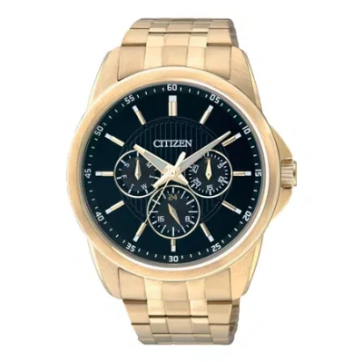 Citizen Quartz Citizen Mens Gold-tone Stainless Steel Watch Ag8342-52l