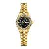 Citizen Quartz Womens Crystal Accent Gold Tone Stainless Steel Bracelet Watch Eq0532-55e In Gold