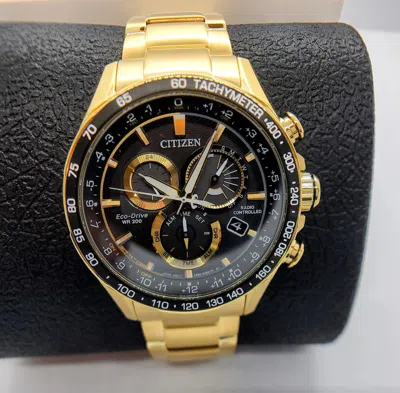 Pre-owned Citizen Radio Controlled Pcat Cb5912-50e Eco-drive Sapphire Crystal Men's Watch