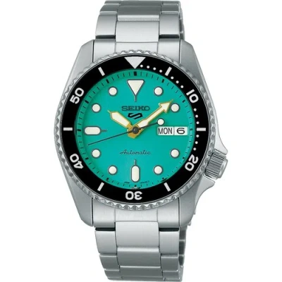 Pre-owned Citizen Seiko 5 Sports Skx Srpk33k1 Automatic 24 Jewels Tiffany Dial