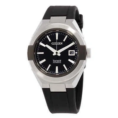 Pre-owned Citizen Series 8 Automatic Black Dial Men's Watch Na1004-10e