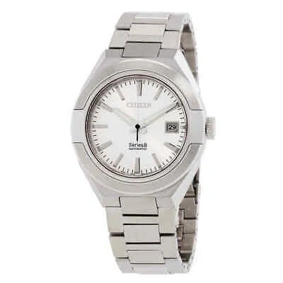 Pre-owned Citizen Series 8 Automatic Silver Dial Men's Watch Na1000-88a