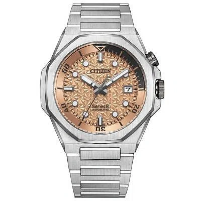 Pre-owned Citizen Series 8 Nb6066-51w Copper Pink Sakura Limited Men's Watch In Box