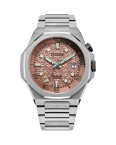 Citizen Series 8 Watch, 43mm In Pink/silver