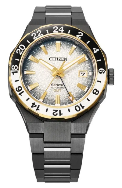 Citizen Series8 880 The Seasons Winter Gmt Automatic Bracelet Watch, 41mm In Gray