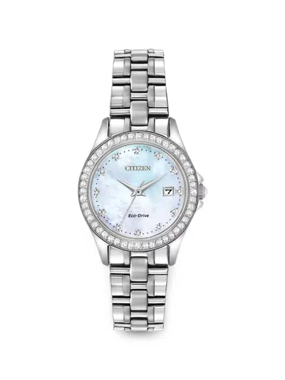 Citizen Silhouette 28mm Watch Set In 蓝色