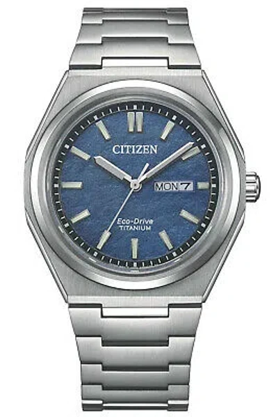 Pre-owned Citizen Silver Mens Analogue Watch Aw0130-85le