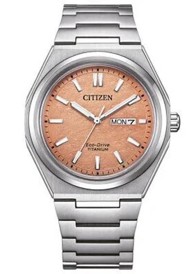 Pre-owned Citizen Silver Mens Analogue Watch Aw0130-85ze