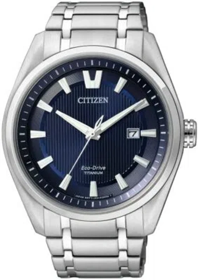 Pre-owned Citizen Silver Mens Analogue Watch Aw1240-57l