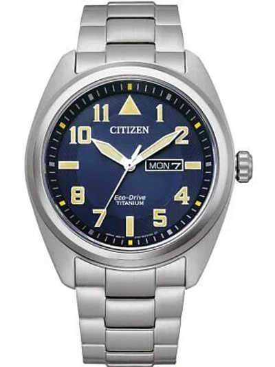 Pre-owned Citizen Silver Mens Analogue Watch Bm8560-88le