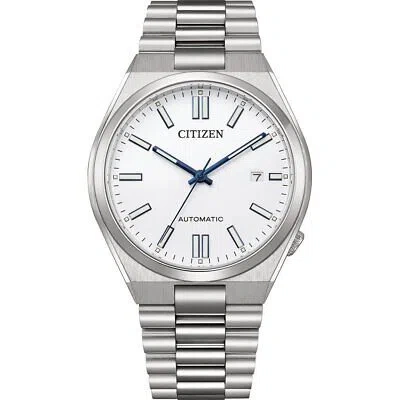 Pre-owned Citizen Silver Mens Analogue Watch Tsuyosa Nj0159-86a