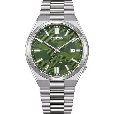 Pre-owned Citizen Silver Mens Analogue Watch Tsuyosa Nj0159-86x