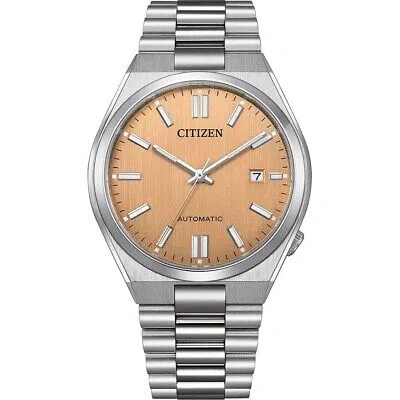 Pre-owned Citizen Silver Mens Analogue Watch Tsuyosa Nj0159-86z