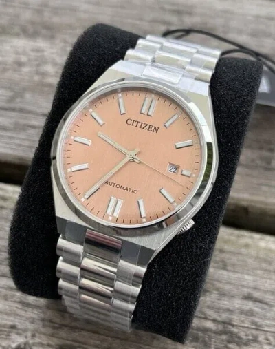 Pre-owned Citizen Silver Mens Analogue Watch Tsuyosa Nj0159-86z
