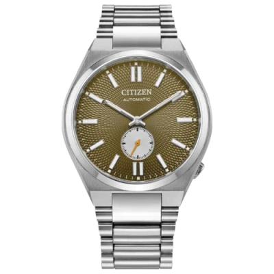 Pre-owned Citizen Silver Mens Analogue Watch Tsuyosa Nk5010-51x