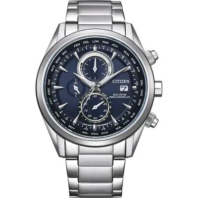 Pre-owned Citizen Silver Mens Chronograph Watch At8260-85l