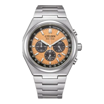 Pre-owned Citizen Silver Mens Chronograph Watch Ca4610-85z