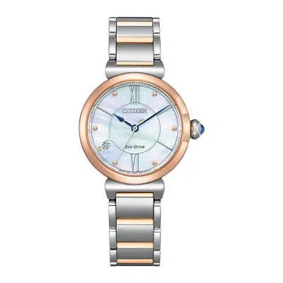 Pre-owned Citizen Silver Womens Analogue Watch Em1074-82d