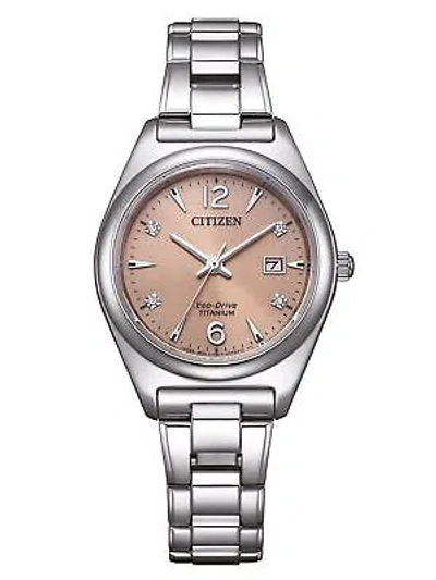 Pre-owned Citizen Silver Womens Analogue Watch Ew2601-81z