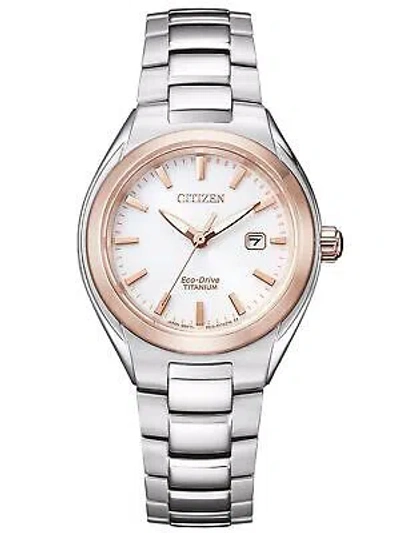 Pre-owned Citizen Silver Womens Analogue Watch Ew2616-83a