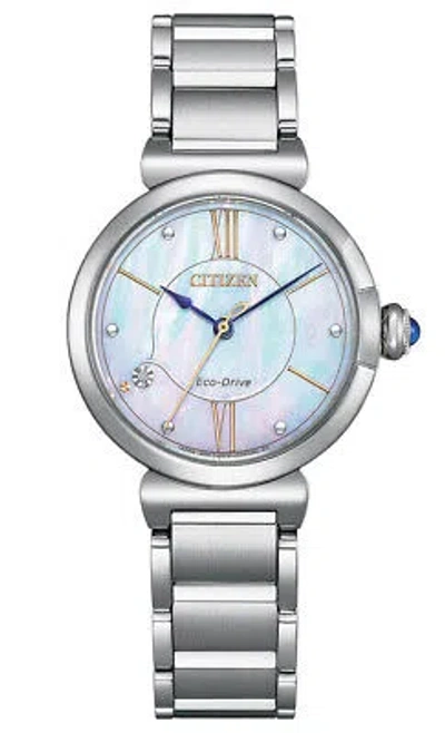 Pre-owned Citizen Silver Womens Analogue Watch L May Bells Em1070-83d