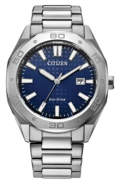 Citizen Sport Casual Odyn Bracelet Watch, 41mm In Blue