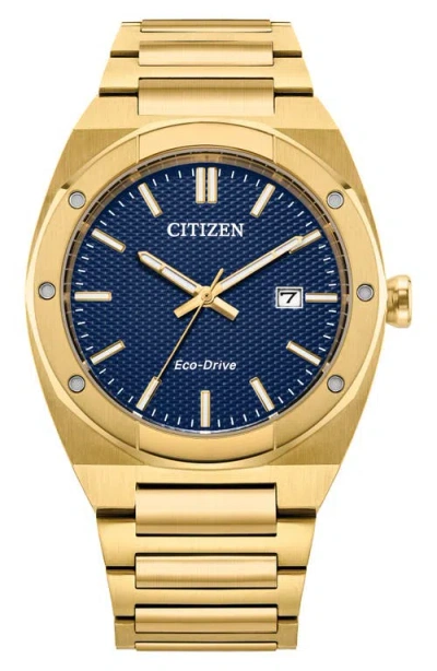Citizen Sport Luxury Integrated Bracelet Watch, 40mm In Gold