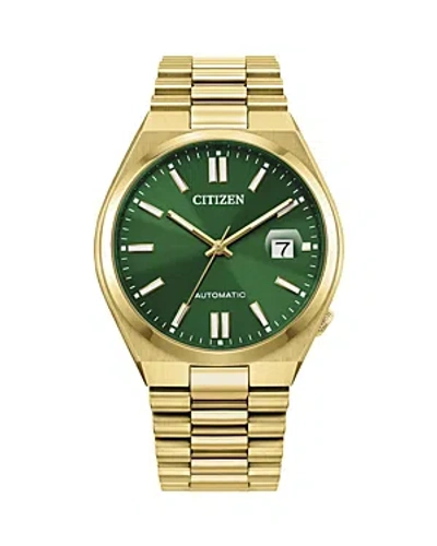 Citizen Sport Luxury Watch, 40mm In Green/gold