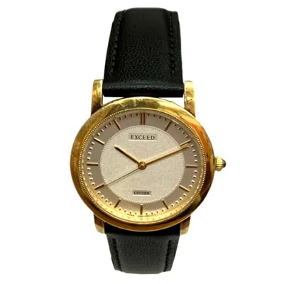 Pre-owned Citizen Stainless Steel Wristwatch () In Gold