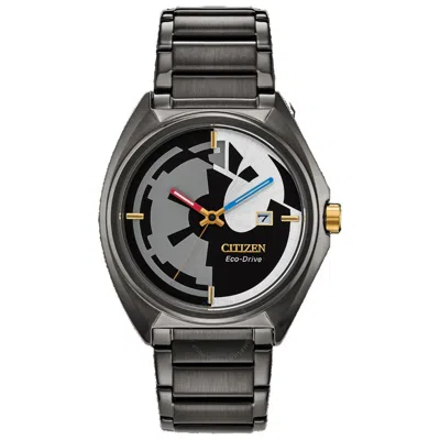 Citizen Star Wars Classic Eco-drive Black Dial Men's Watch Aw1578-51w In Red   / Black / Gold / Gray