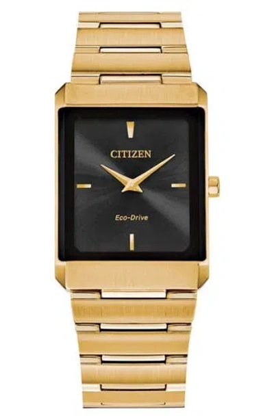 Citizen Stiletto Bracelet Watch, 25mm X 6mm In Gold